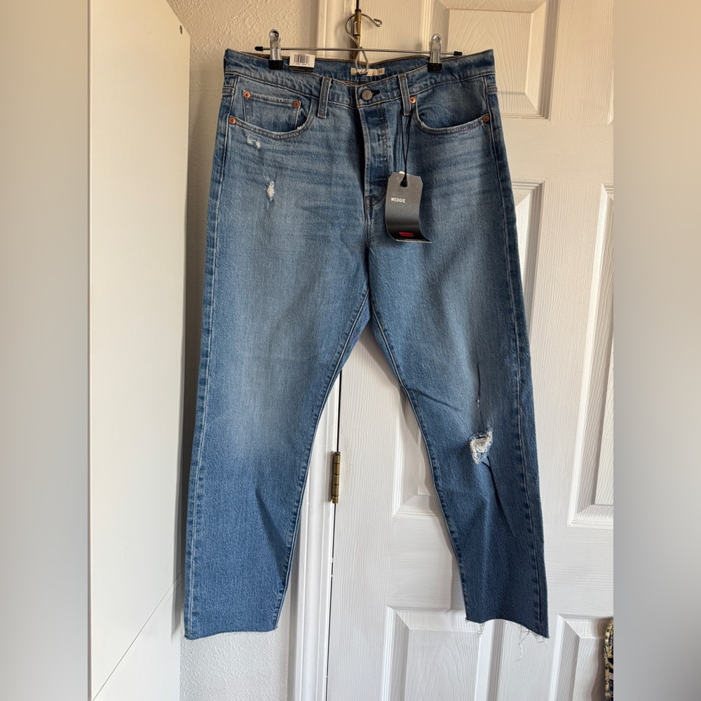 Levi's Premium Wedgie Blue Jeans